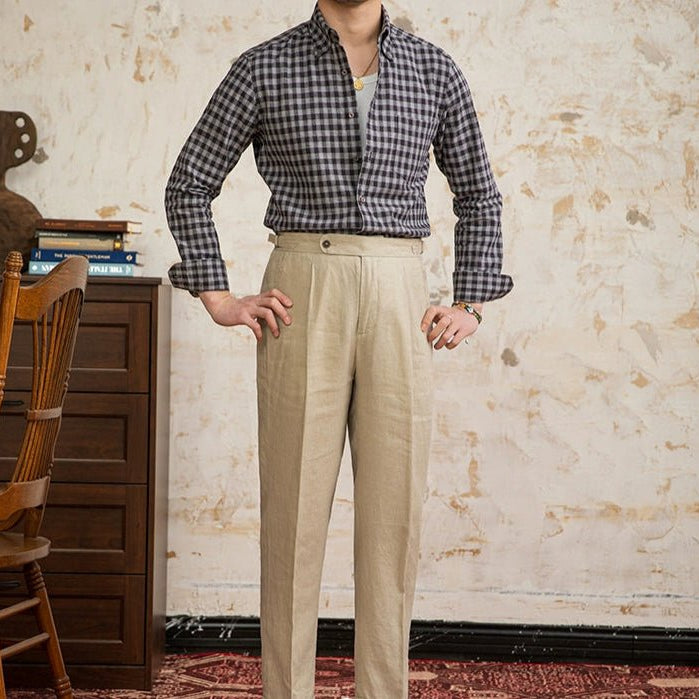 American style plaid elegant shirt - Antonios