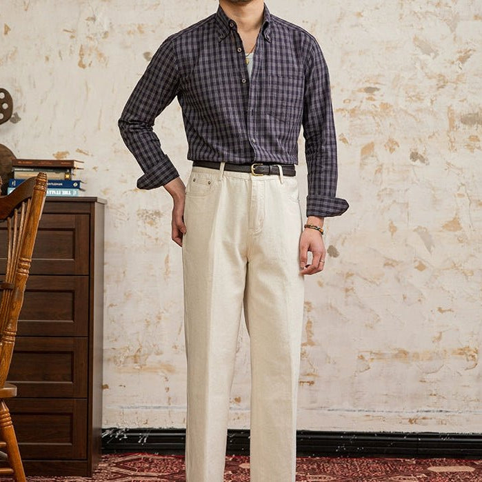 American style plaid elegant shirt - Antonios