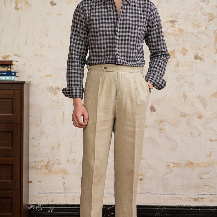 American style plaid elegant shirt - Antonios