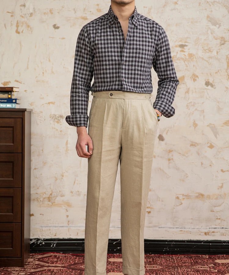 American style plaid elegant shirt - Antonios