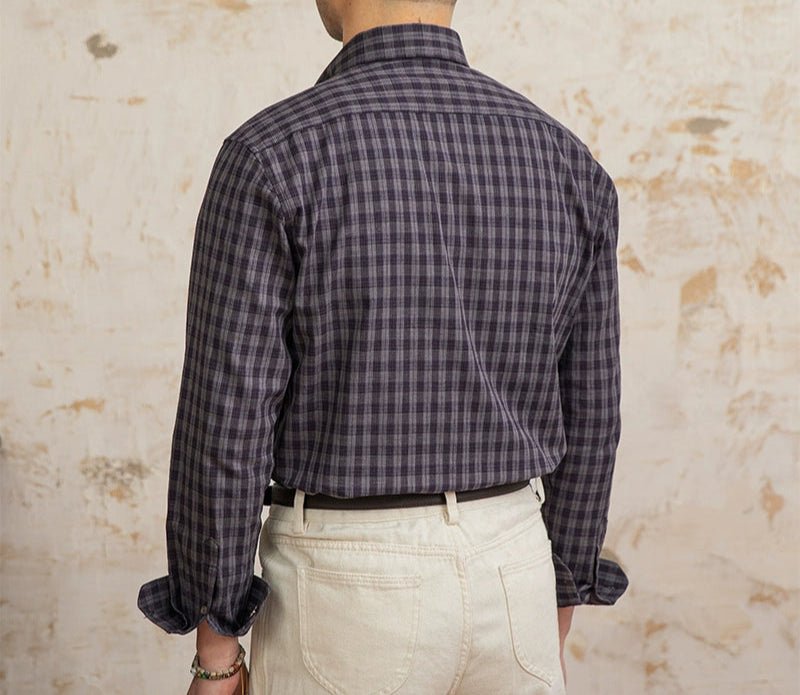 American style plaid elegant shirt - Antonios