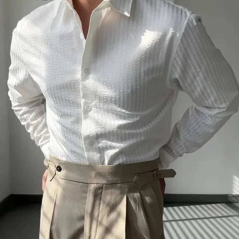 Antonios british casual striped shirt - Antonios