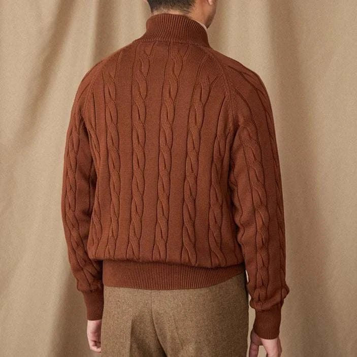 Antonios knit cardigan double zipper - Antonios