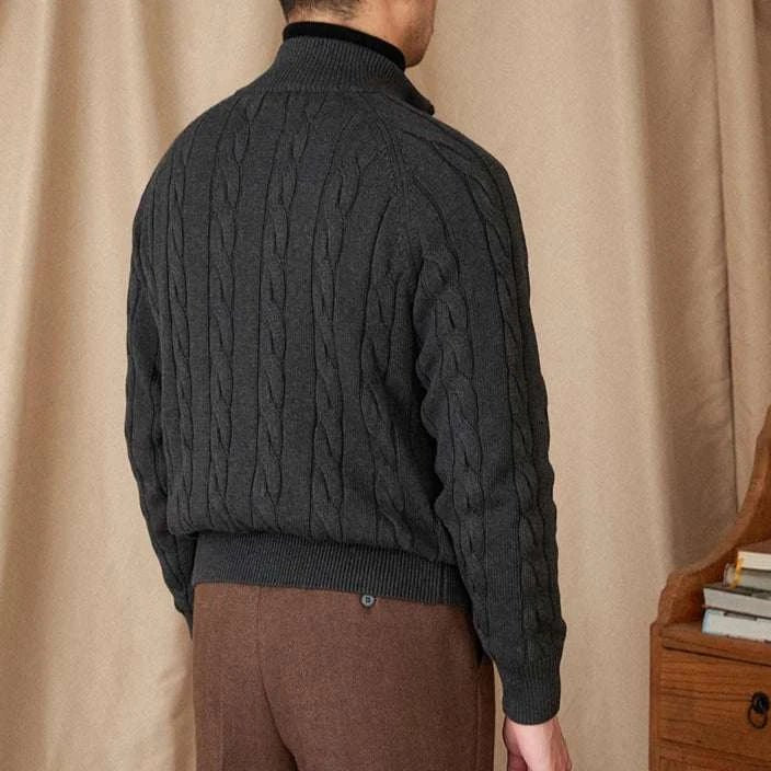 Antonios knit cardigan double zipper - Antonios