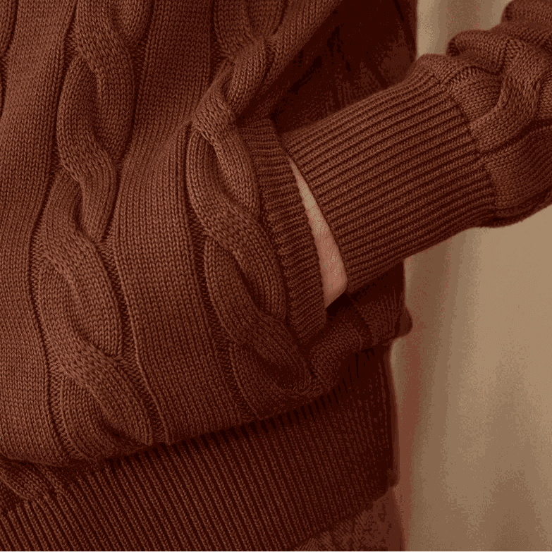 Antonios knit cardigan double zipper - Antonios