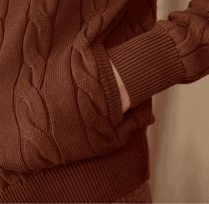 Antonios knit cardigan double zipper - Antonios