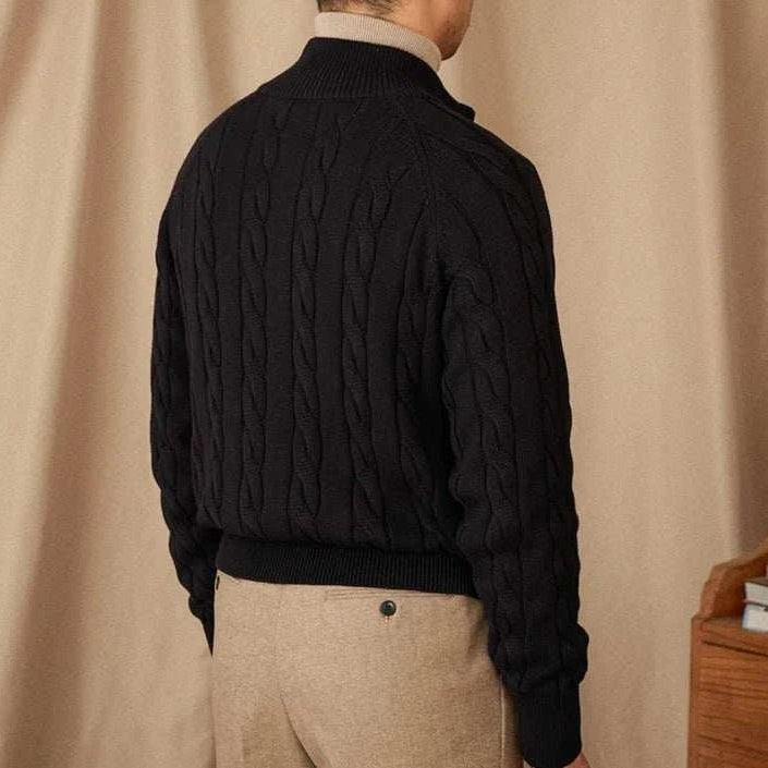 Antonios knit cardigan double zipper - Antonios