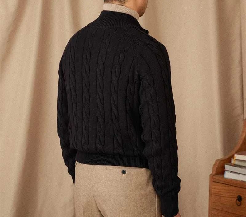 Antonios knit cardigan double zipper - Antonios