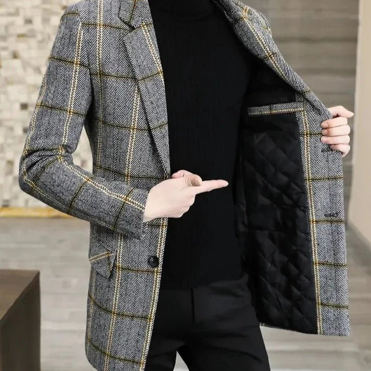 Antonios British Style Coat Men - Antonios