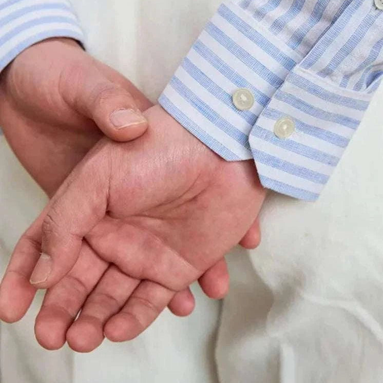 Antonios business striped long - sleeve shirt - Antonios