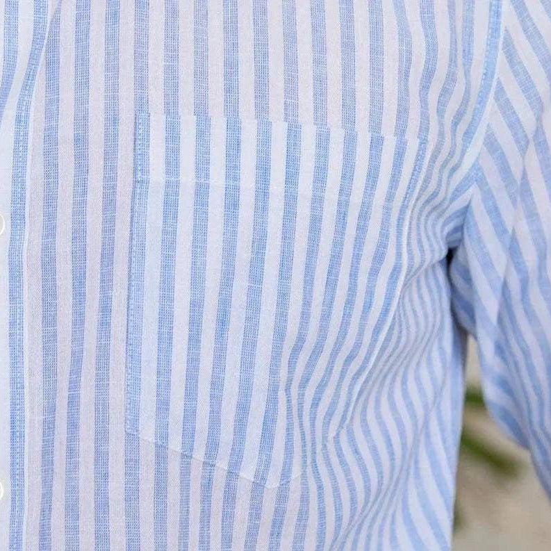 Antonios business striped long - sleeve shirt - Antonios