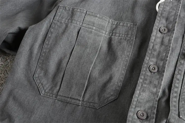 Antonios casual denim autumn shirt - Antonios