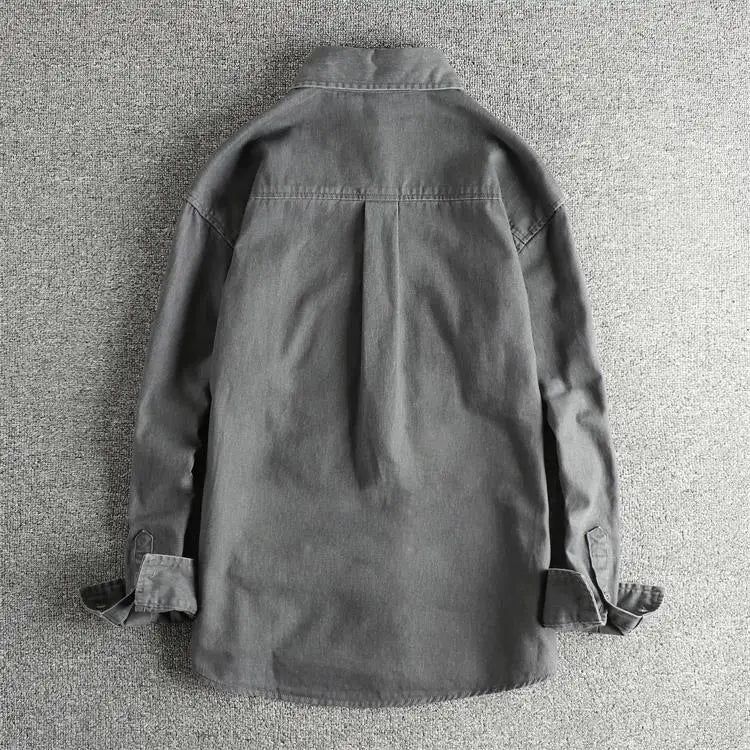 Antonios casual denim autumn shirt - Antonios