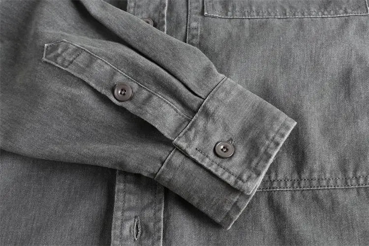 Antonios casual denim autumn shirt - Antonios