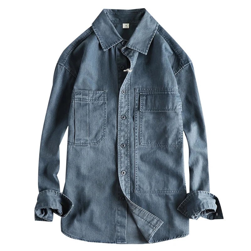 Antonios casual denim autumn shirt - Antonios