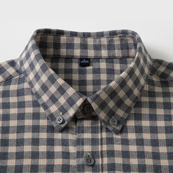 Antonios checkered business long - sleeve shirt - Antonios