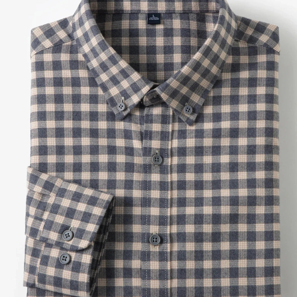 Antonios checkered business long - sleeve shirt - Antonios