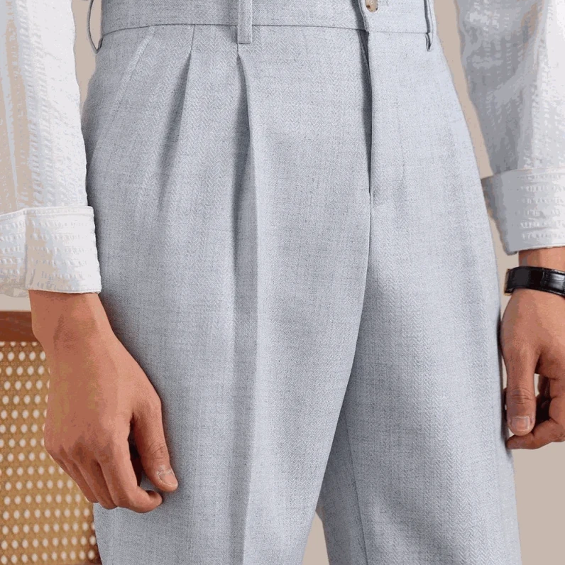 Antonios classic business pants british tailored fit - Antonios