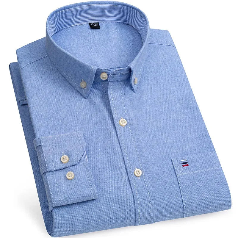 Antonios cotton oxford smart - casual shirt - Antonios