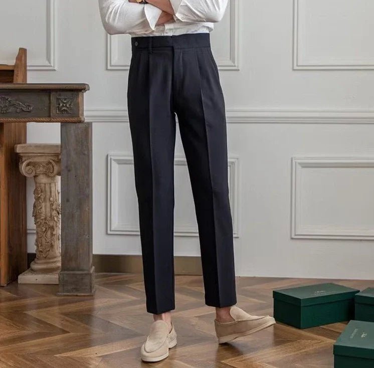 Antonios draped suit pants korean - inspired elegance - Antonios