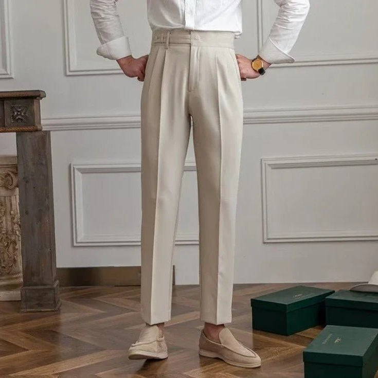 Antonios draped suit pants korean - inspired elegance - Antonios