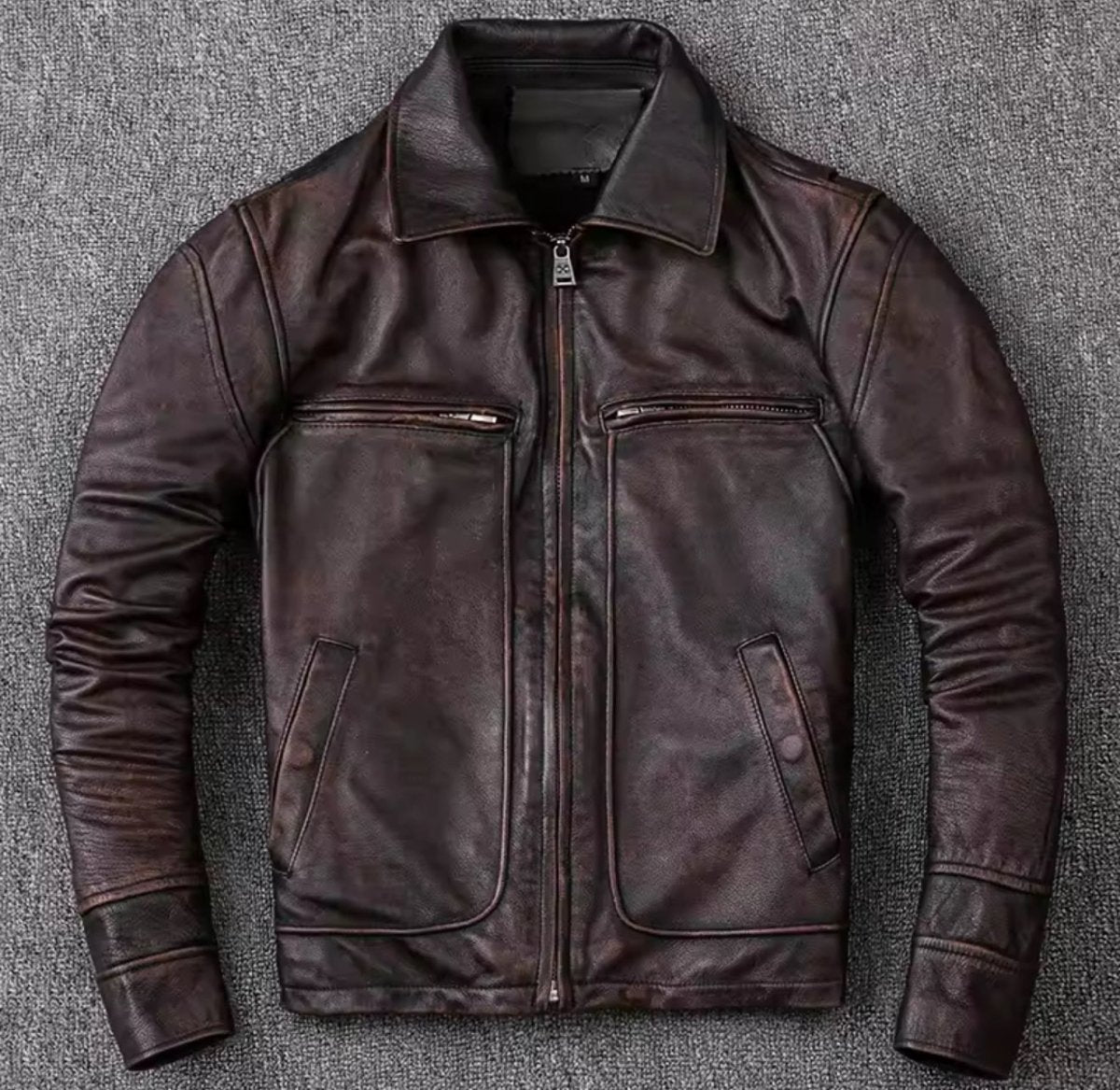 Antonios Geanuine Leather Jacket - Antonios