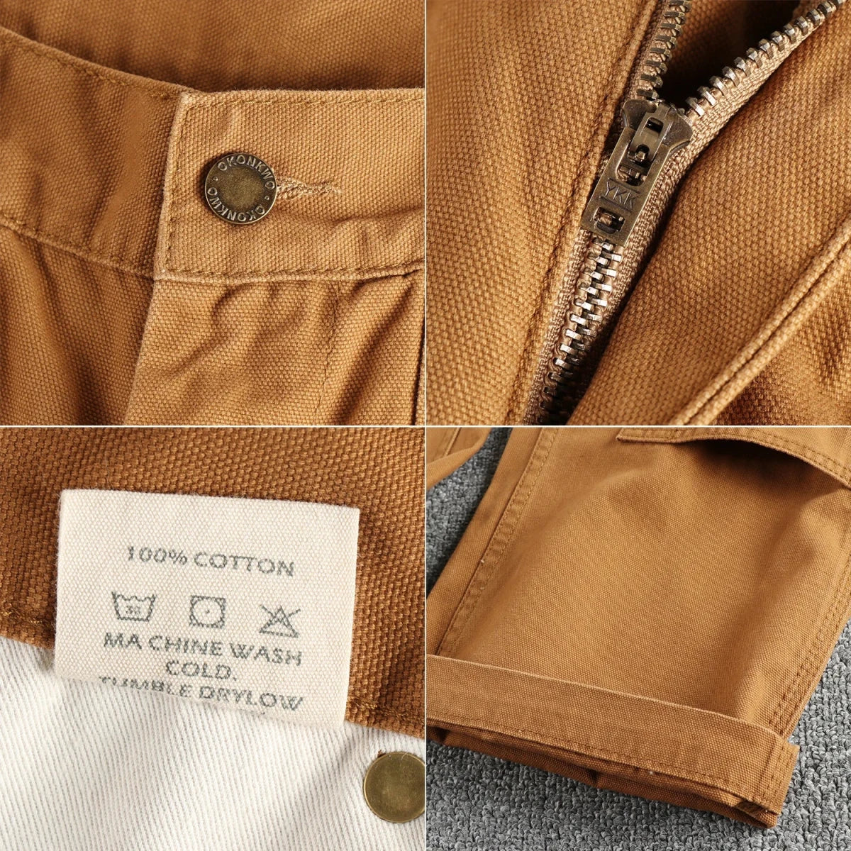 Antonios heavyweight woven cotton pants - Antonios