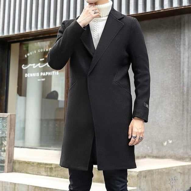 Antonios Long Wool Coat Men - Antonios