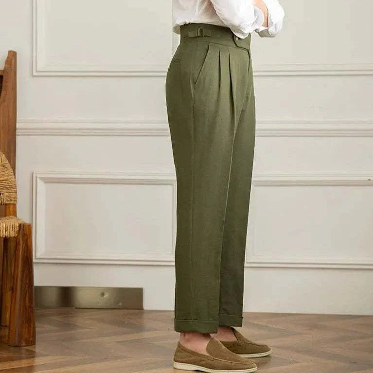 Antonios naples cotton - linen pants summer comfort fit - Antonios