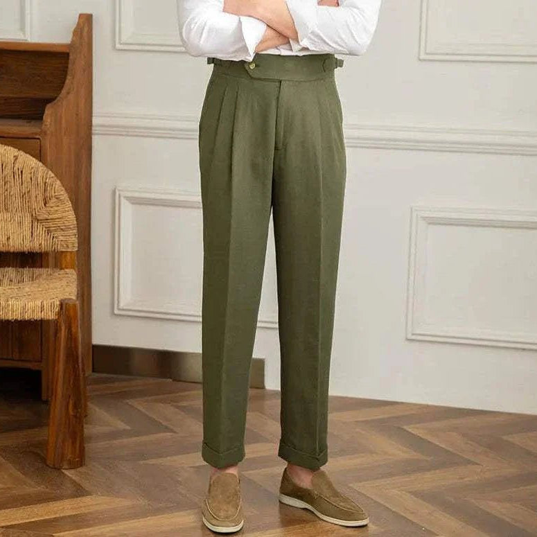 Antonios naples cotton - linen pants summer comfort fit - Antonios