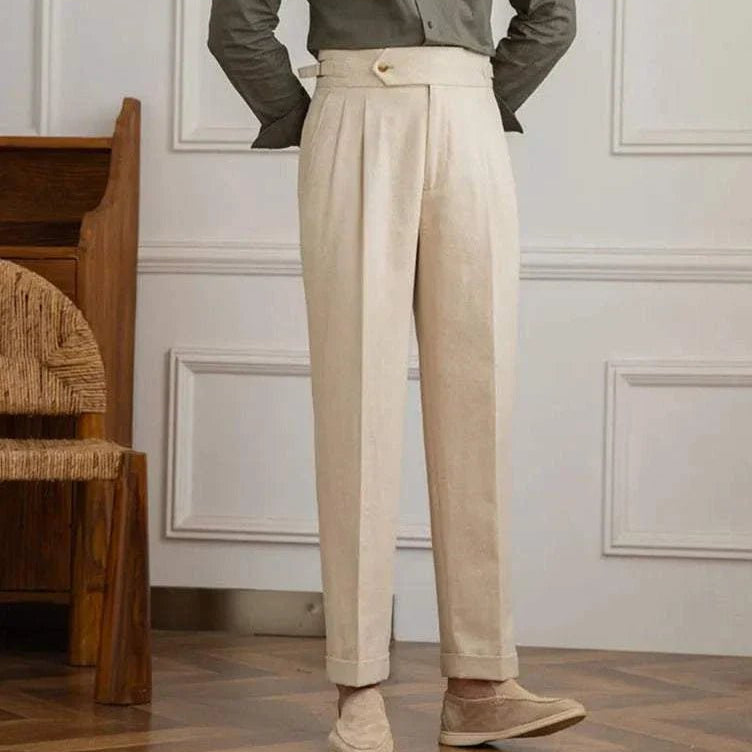 Antonios naples cotton - linen pants summer comfort fit - Antonios