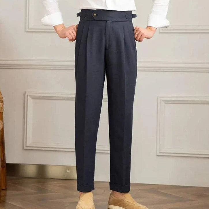 Antonios naples cotton - linen pants summer comfort fit - Antonios