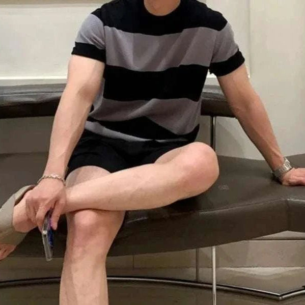 Antonios o - neck striped summer t-shirt - Antonios