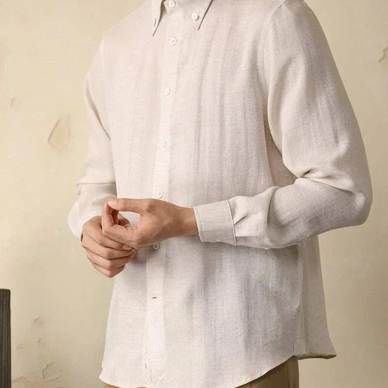 Antonios one - piece collar cotton shirt - Antonios