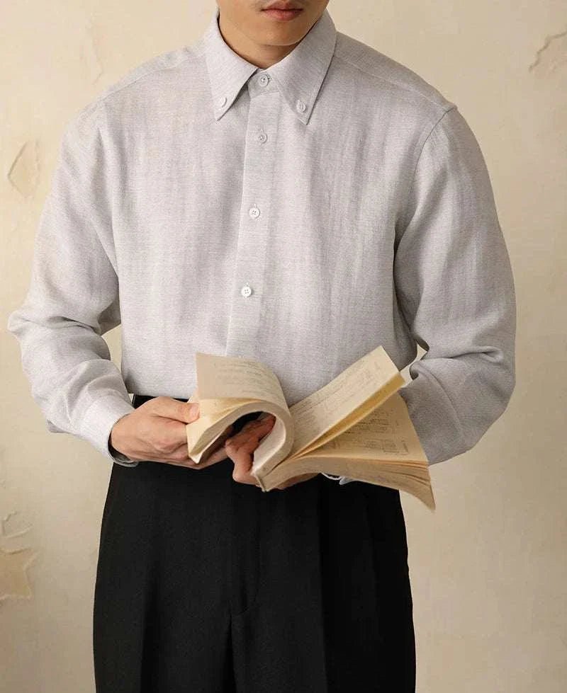 Antonios one - piece collar cotton shirt - Antonios