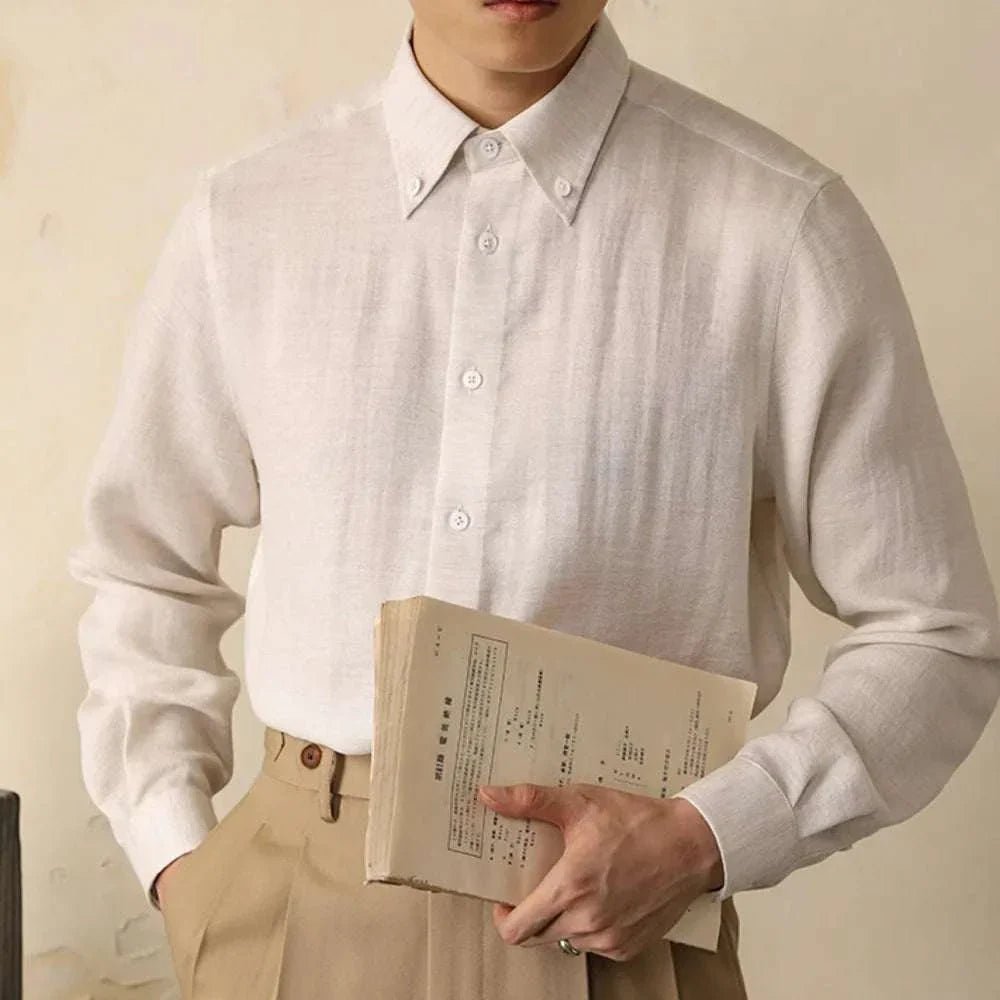 Antonios one - piece collar cotton shirt - Antonios