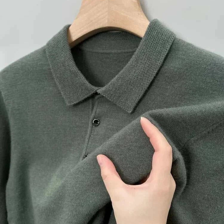 Antonios polo sweater with buttons - Antonios