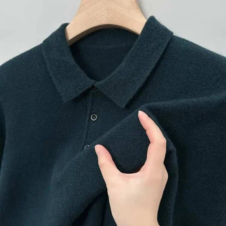 Antonios polo sweater with buttons - Antonios