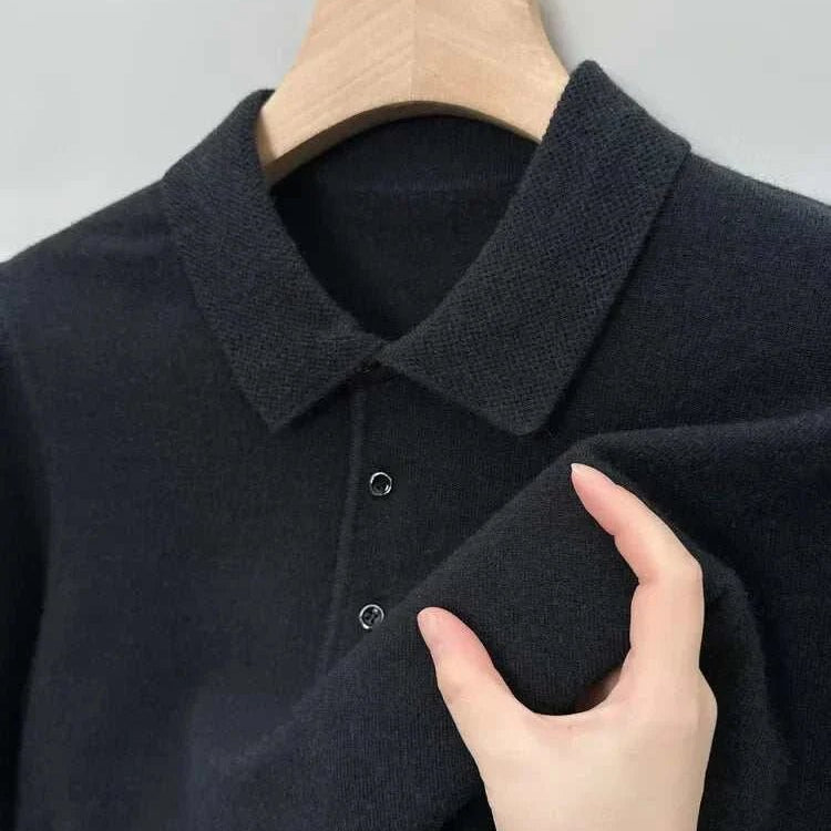 Antonios polo sweater with buttons - Antonios