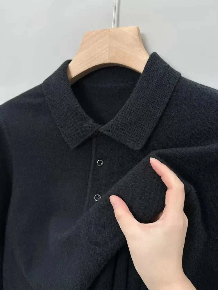 Antonios polo sweater with buttons - Antonios