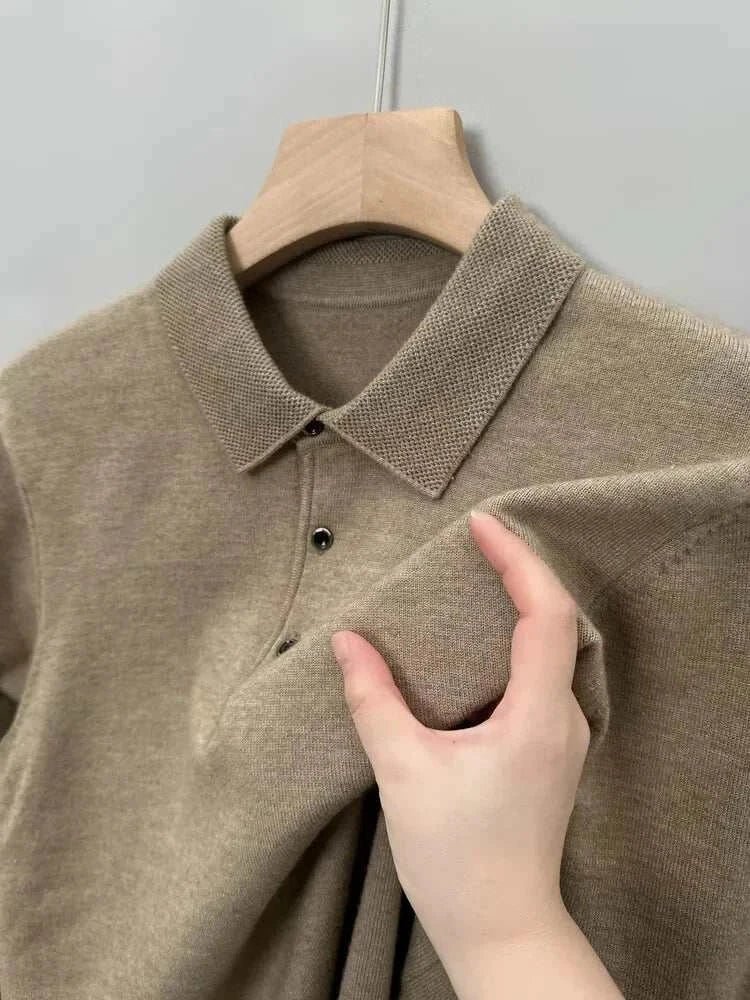 Antonios polo sweater with buttons - Antonios