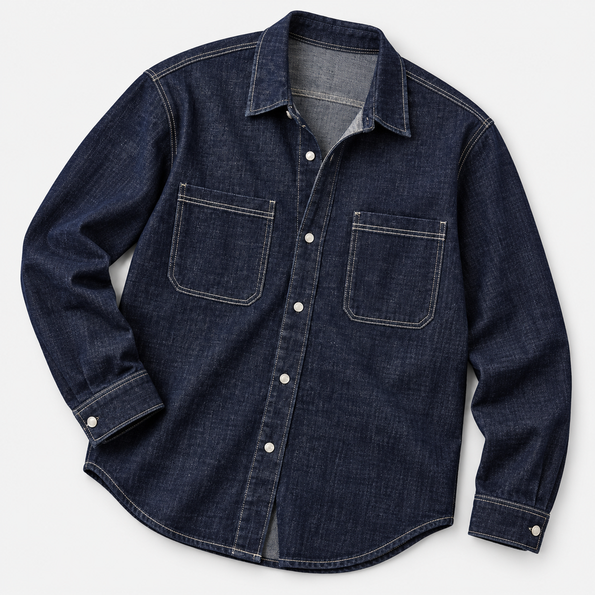 Leo american vintage denim jacket in blue, product-only cover