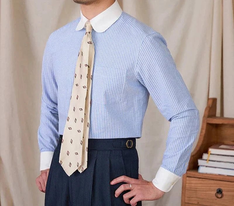 Antonios striped cotton business shirt - Antonios