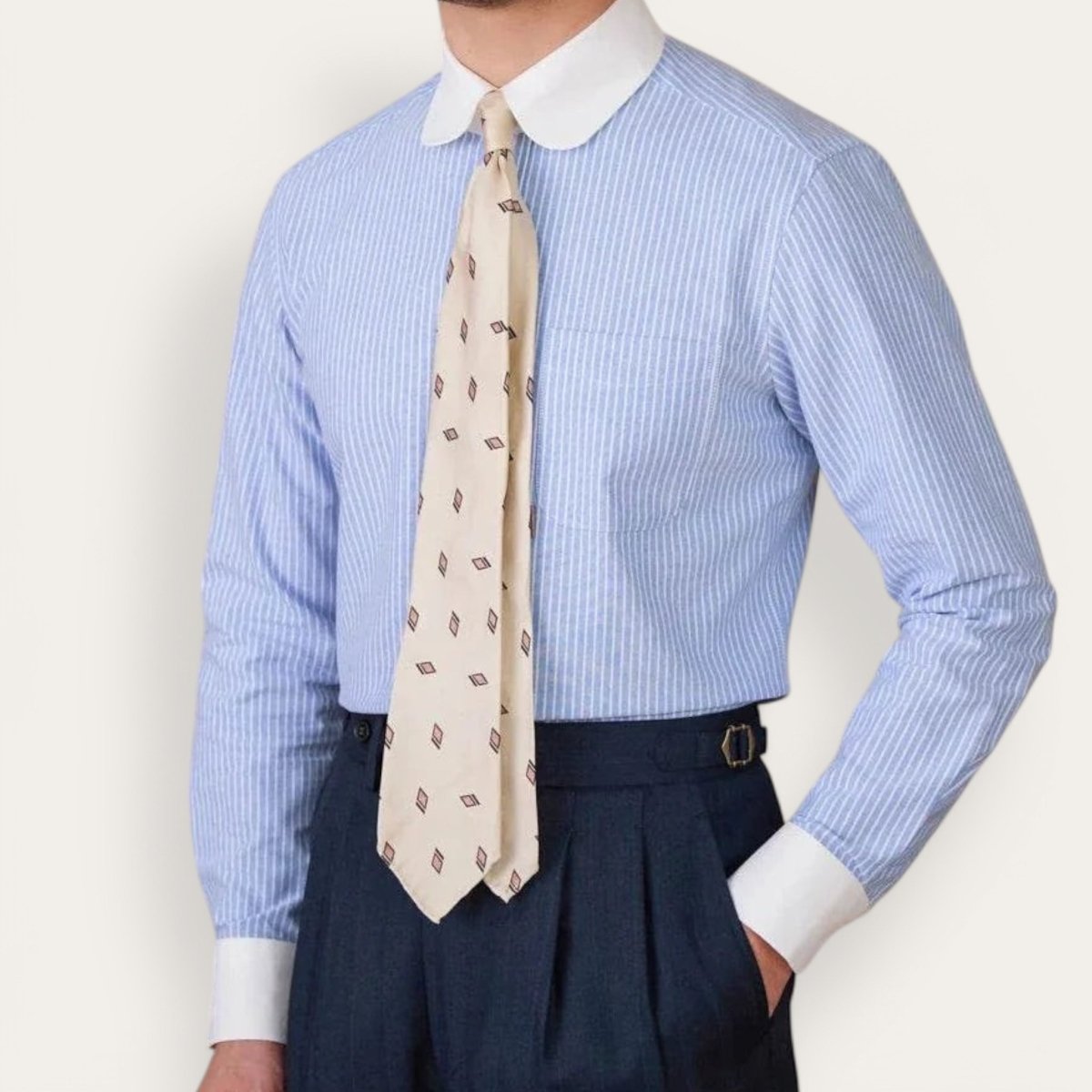 Antonios striped cotton business shirt - Antonios