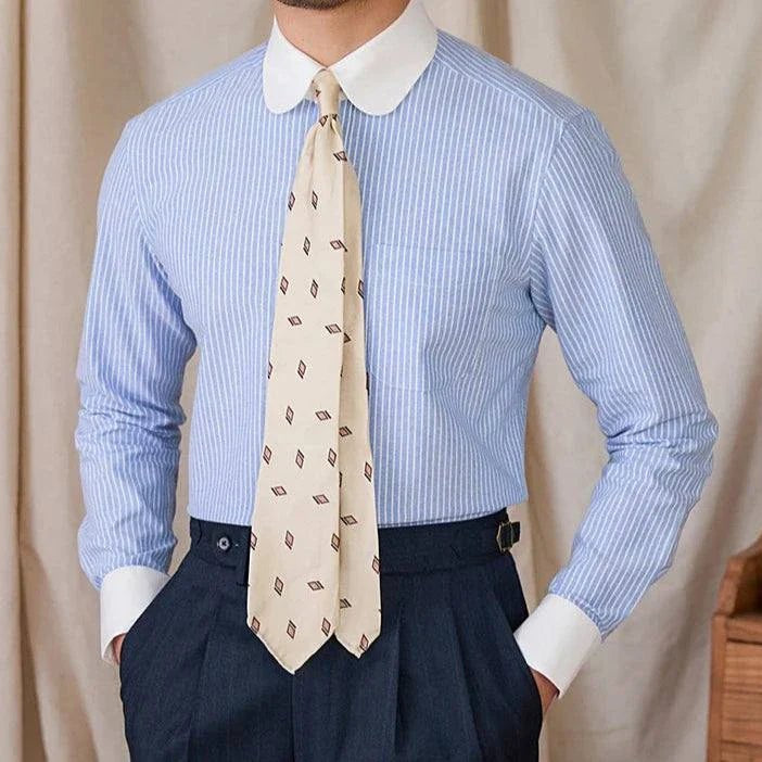 Antonios striped cotton business shirt - Antonios