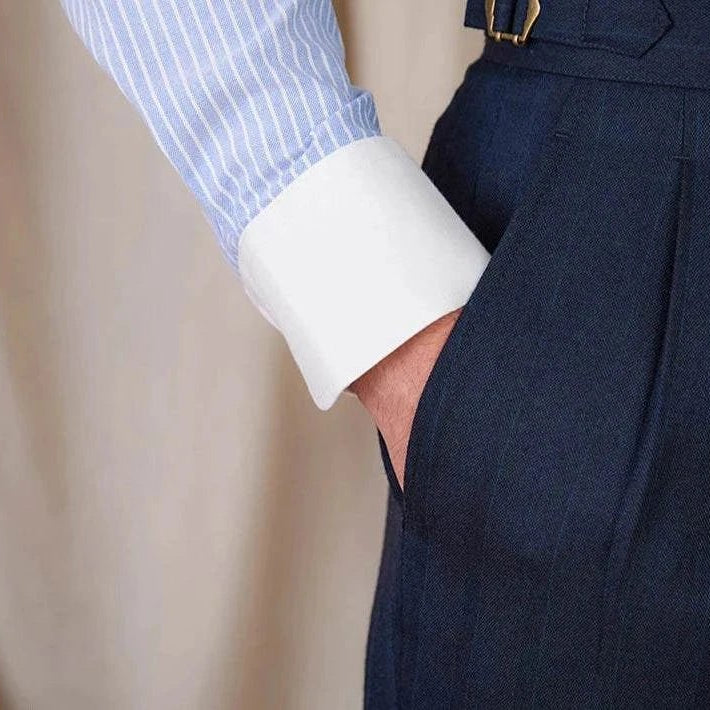 Antonios striped cotton business shirt - Antonios