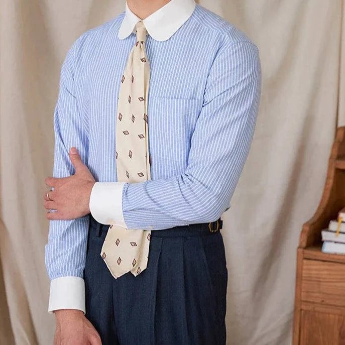 Antonios striped cotton business shirt - Antonios