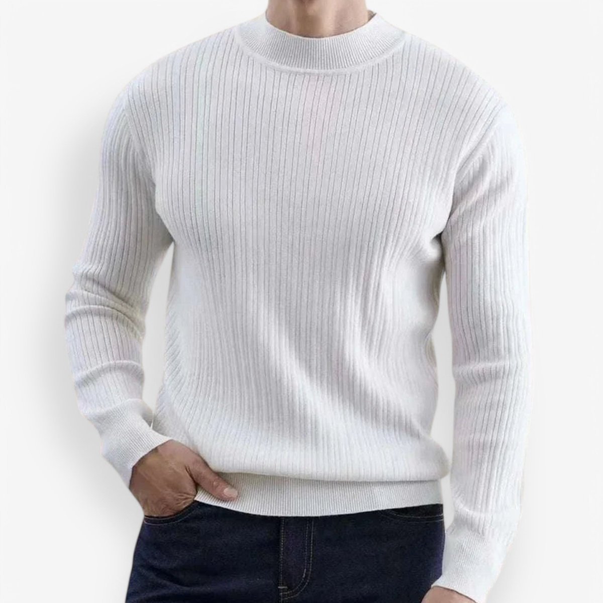 Antonios striped jacquard knit sweater - Antonios