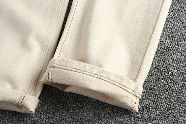 Antonios washed denim straight fit jeans - Antonios