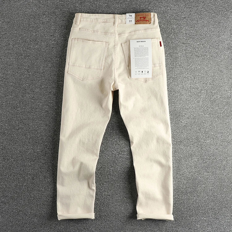 Antonios washed denim straight fit jeans - Antonios